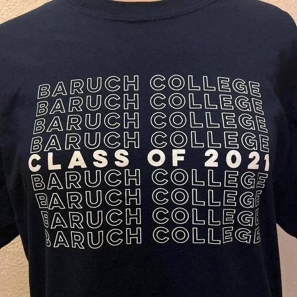 Gildan Baruch College Class of 2021 T-shirt Size L - Picture 3 of 9